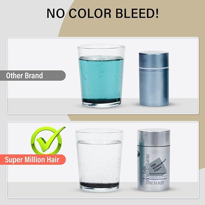 Miniatura 7 de Super Million Hair SMH Fibras capilares fabricadas en Japón  Oculta instantáneamente el cabello adelgazante  Larga duración  Resistente al sudor, al