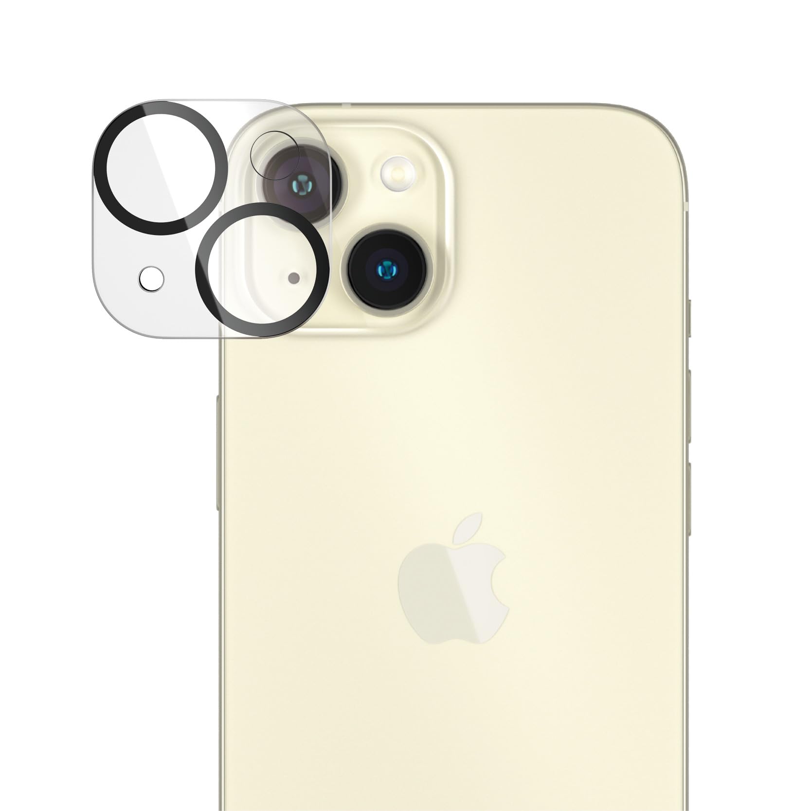 PanzerGlass Picture Perfect Camera Lens Protector Compatible with iPhone 15/15 Plus (2023) - Shock Resistant, Scratch Resistant, Anti-Fingerprint, Zero Picture Distortion, Easy Install