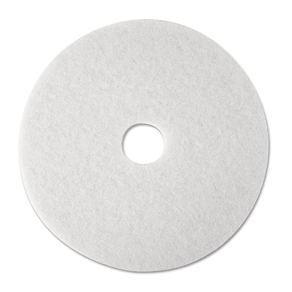 10 Discos Blancos Fibra Muy Blanda Limpieza y Pulido Suelos Multisuperficie | Ideal para abrillantado y mantenimiento diario. Proporciona un acabado brillante sin rayar la superficie.
