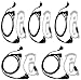 5Pack 2-Pin Earpiece Headset Covert Acoustic Tube Earpiece Headset Compatible for Motorola Radio CLS1110 CLS 1110 CLS1410 CLS 1410 Ct150 Ct250 Ct450 Ct450Ls GP68 GP88 GP2000 GP3188 CP040 A8 (5 Packs)