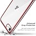 ESR Clear Silicone Case Compatible with iPhone SE 2022, iPhone SE 2020, iPhone 8 and iPhone 7, Clear TPU Case Slim Soft Yellow Resistant, Rose Gold