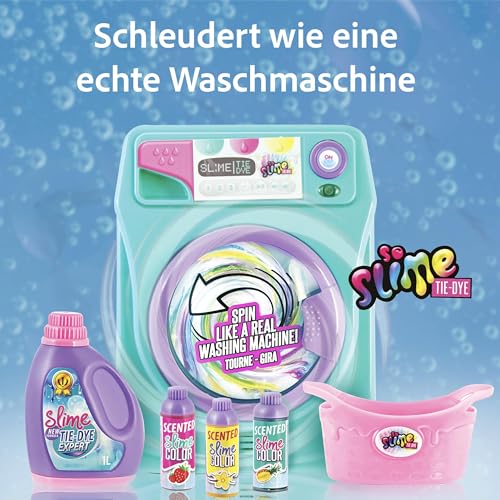 Canal Toys - So Slime SSC 134- DIY Tie Dye Slime with Washing Machine Mixer, Make Your own Scented Slime with The Tie Dye Slime Machine, 6 Slime Set, Mehrfarbig