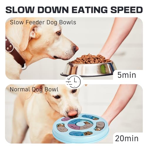 Blanlody Hundespielzeug Intelligenz， Intelligenzspielzeug für Hunde mit Quietschend Interaktives Hundespielzeug mit Beschäftigung， Futterspielzeug Hund für Kleine, Mittlere, Große Hunde und Katzen