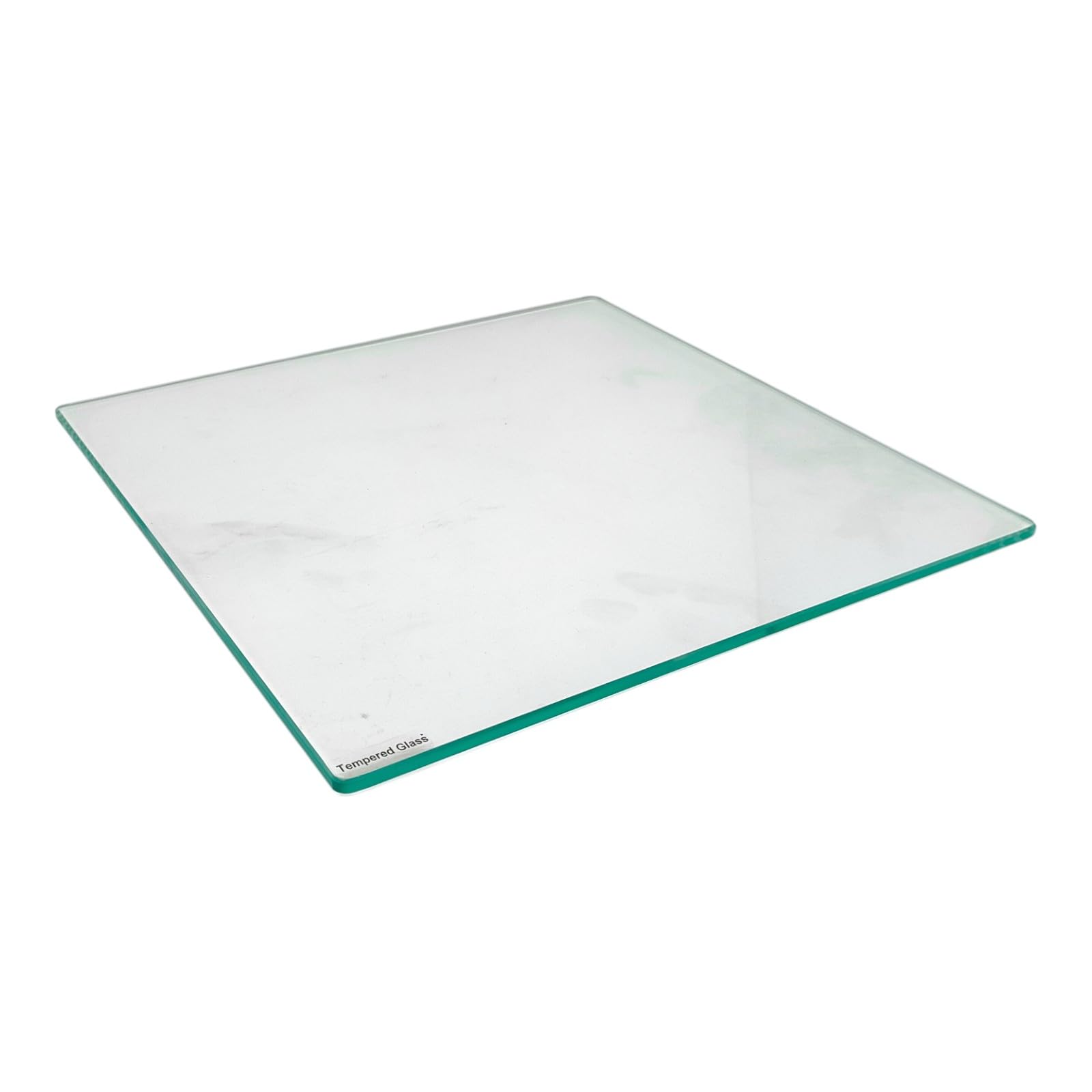 Shoplines Supplies Pack of 2 Tempered Glass Floating Shelf 300 x 300 x 6mm | Strong 6mm Toughened Panel | Rounded Edge Glass for Contemporary Display