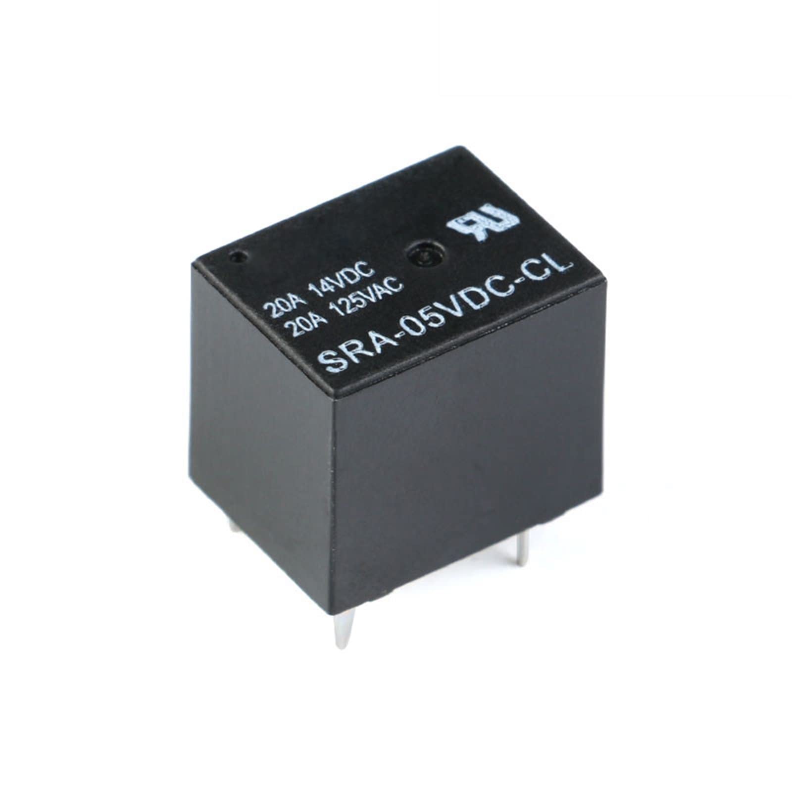 Części zamienne 2 szt. 5V 12V 24V 20A Przekaźnik mocy DC -05VDC-CL -12VDC-CL -24VDC-CL 5-pinowy typ PCB w magazynie przekaźnik samochodowy czarny (kolor: -05vdc-cl)