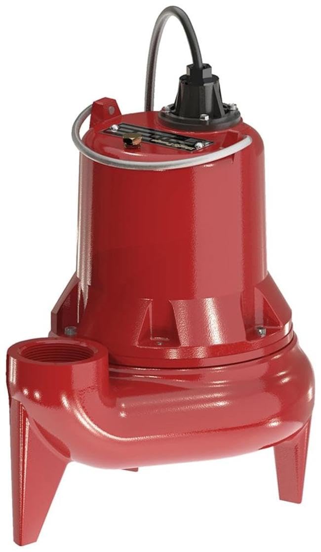 LE50 Series 115V 1/2 hp Single Phase Cast Iron Manual Sewage Pump with 25 ft. Cord