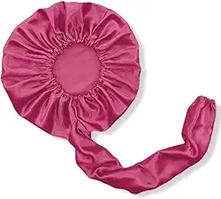 Touca Difusora Anti-Frizz de Cetim Pink