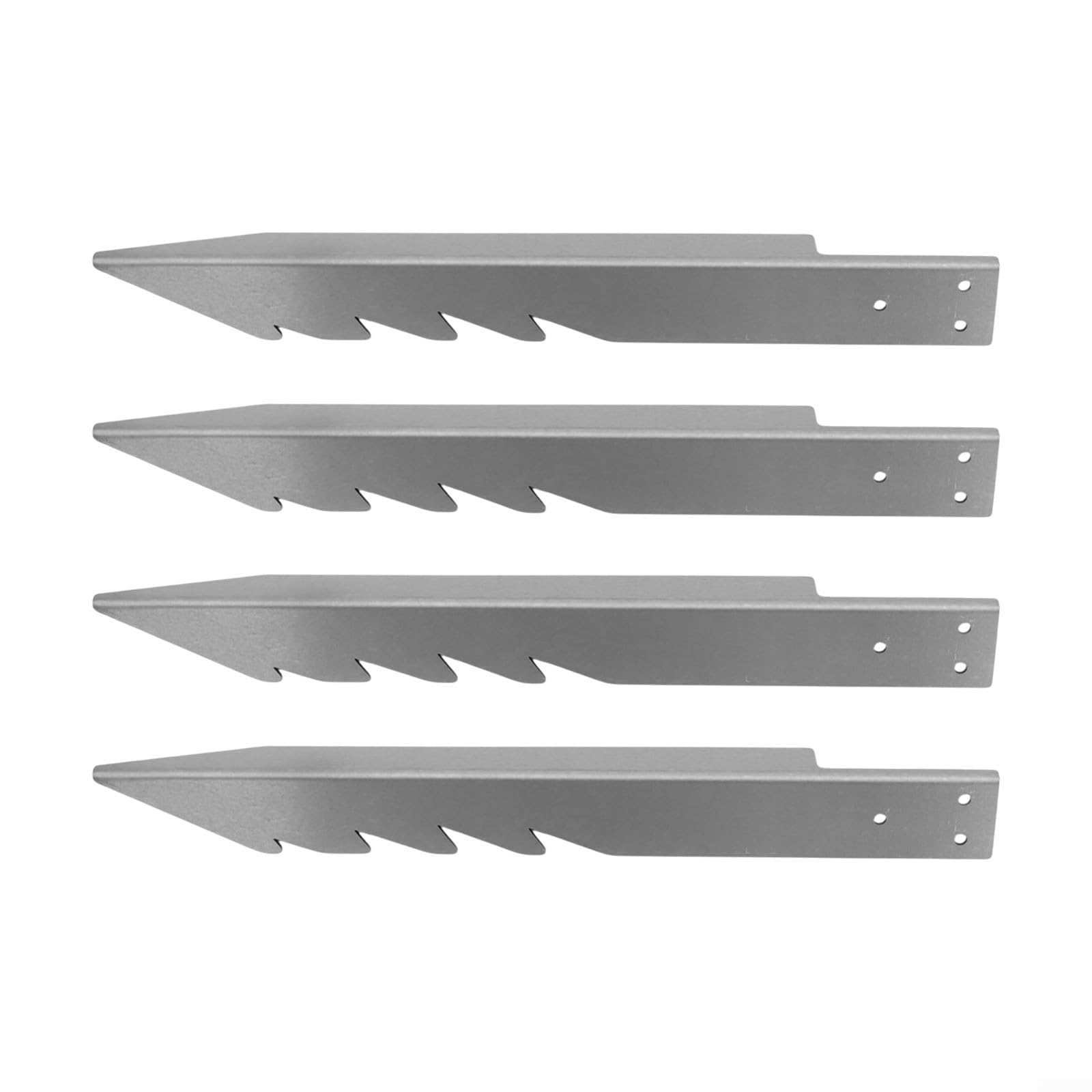 ZYNCUE Anclajes de suelo para columpios, 4 unidades, acero galvanizado, para estructuras de juego de jardín al aire libre, 400 mm, con tornillos