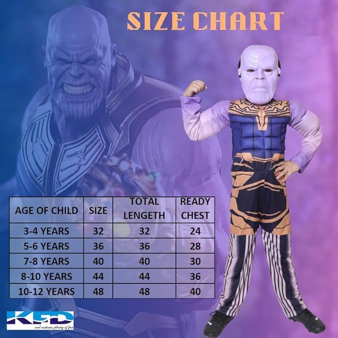 Image of Kaku Fancy Dresses Superhero Costume for Kids - Fancy Dress Outfit for Birthday, Halloween, Role Play