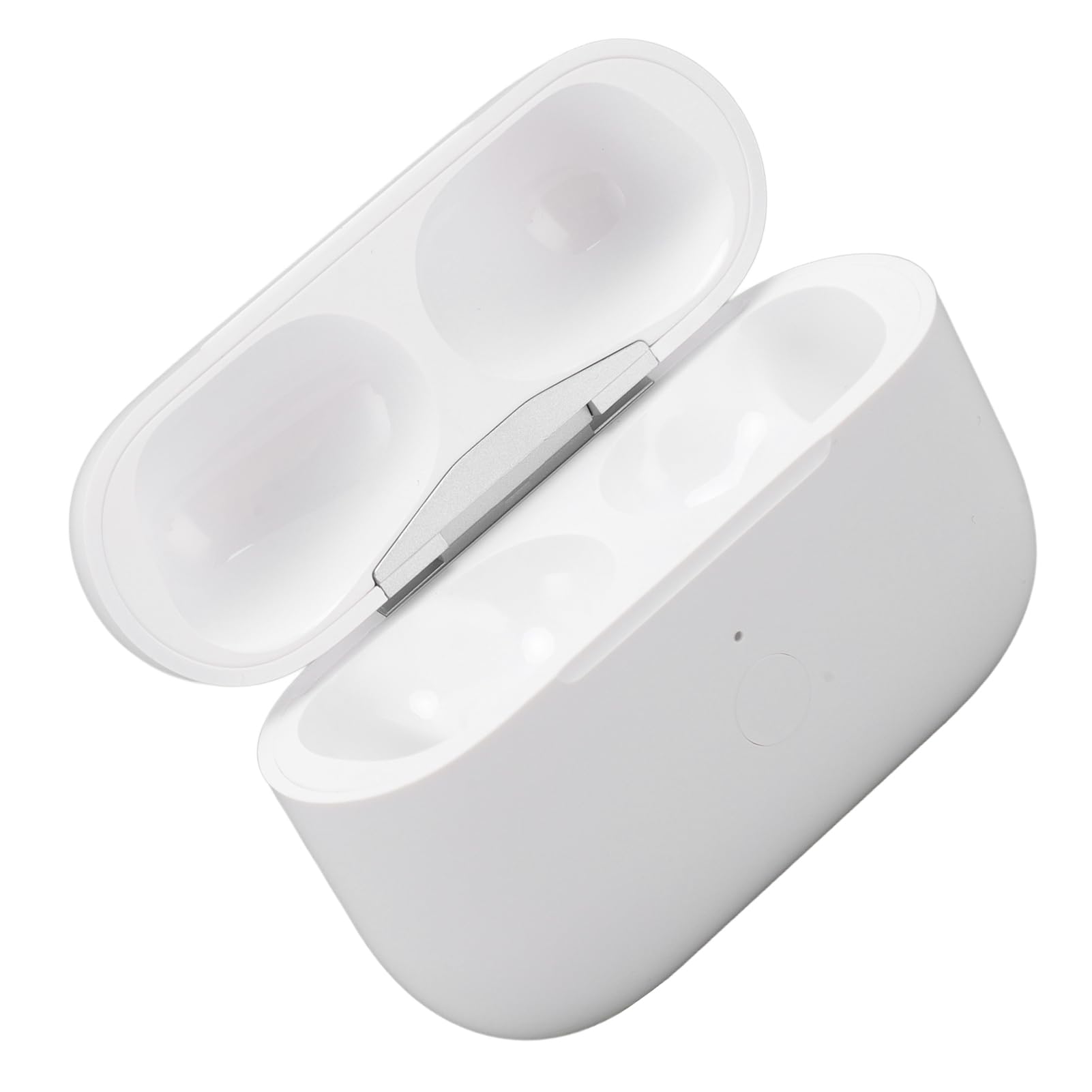 Fabater Custodia di Ricarica Wireless, Batteria da 450 MAh Pulsante di Sincronizzazione Bluetooth Sostituzione Ricarica Cablata Wireless per Auricolari IOS Pro 2, Custodia di con Design con Foro per