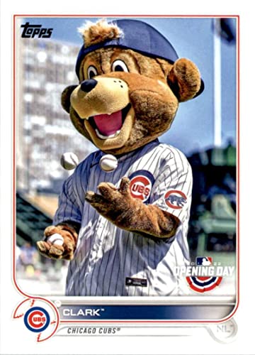 2022 Topps Opening Day Mascot #M-3 Clark Chicago Cubs MLB Baseball Trading Card