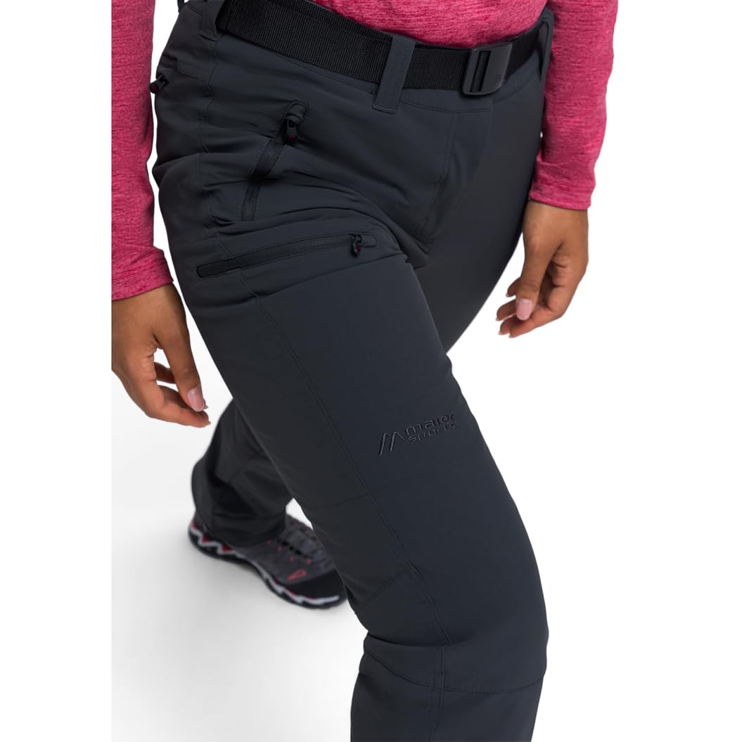 Maier Sports Rechberg Therm, Warme Damen Wanderhose, Wasserabweisende Outdoorhose für Trekking und Hiking, PFC-frei, mTHERM Light Wattierung, mSTRETCH Tec 4 & Dryprotec