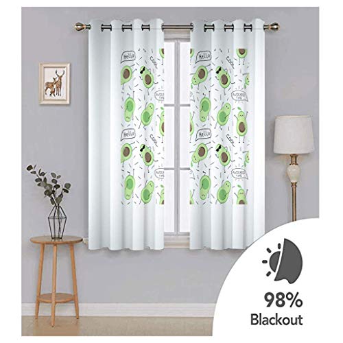 Rideau opaque a oeillets 200x160cm isolant thermique salon 3D - 6