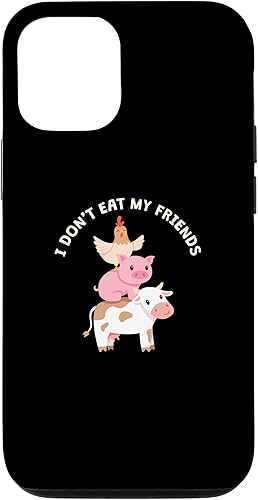 Miniatura 4 de iPhone 12 mini Pig Cow Friends Design for Vegan People Case