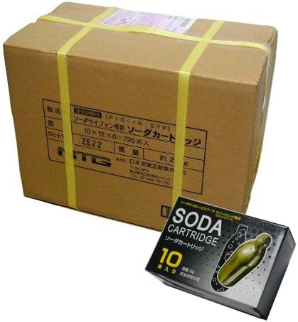 日本炭酸瓦斯ソーダサイフォン・ステンレスサイホン専用ソーダ