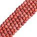 Produktbild SHGbeads 6 mm matt-roter Jaspis, Halbedelstein, rund, lose Perlen für Schmuckherstellung, DIY, Handarbeit, 38,1 cm
