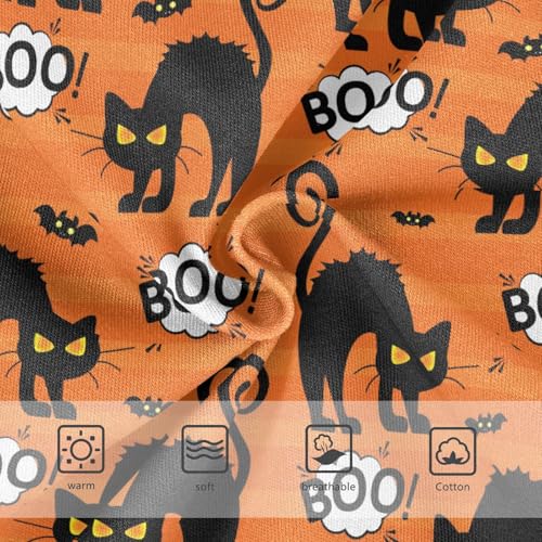 Little Girl Underwear Toddler Panties Kids Undies Halloween Black Cat Soft Cotton Briefs 2T-8Y3