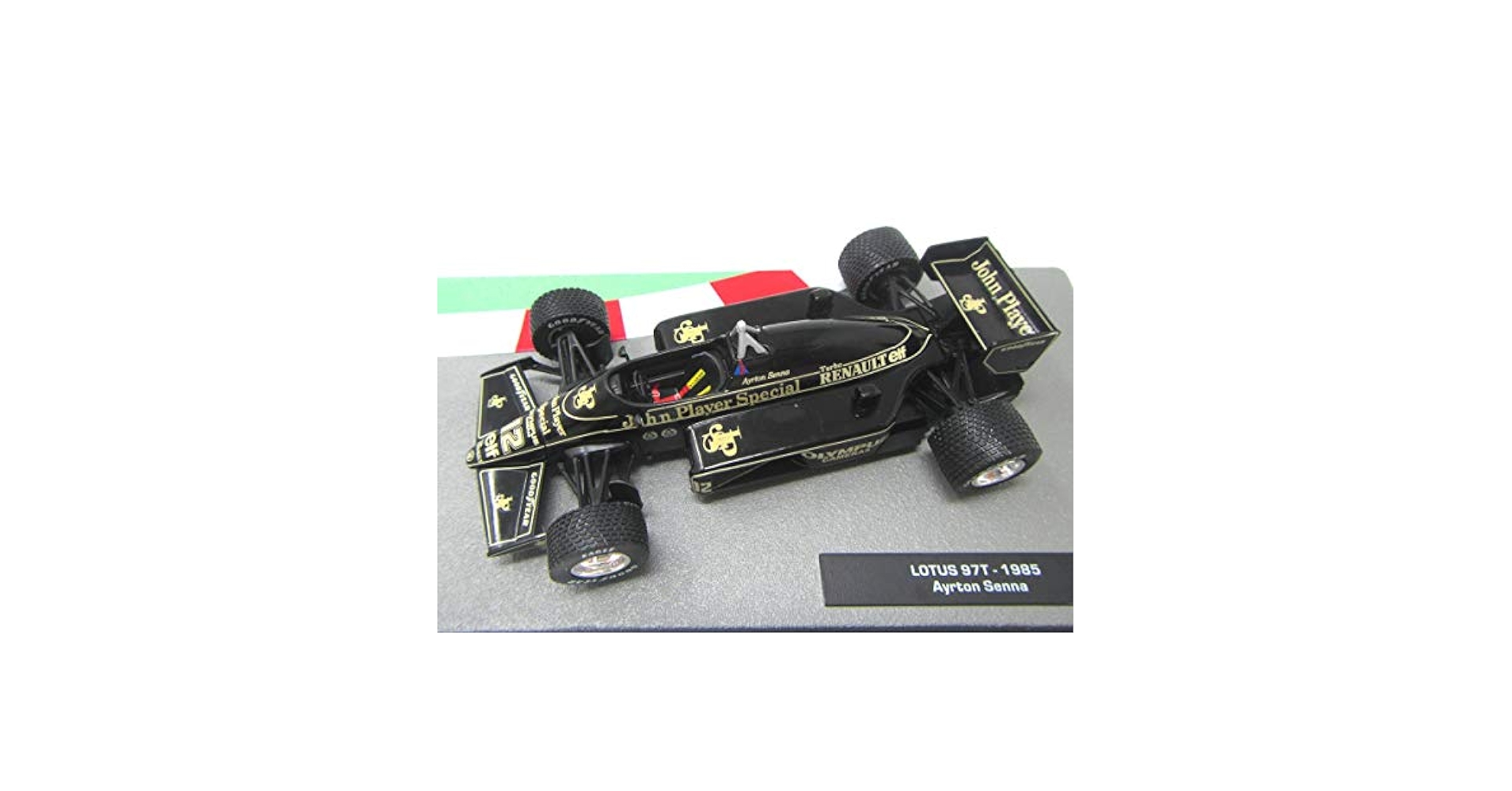 ロータス97T JPS仕様　セナ　F1マシンコレクション 1/43 Amazon.co.jp: F1マシンコレクション ロータス97T アイルトン