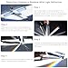 QFkris 4pcs 6 inch Clear Optical Lens Glass Triangular Prism for Photography Science Classroom Rainbow Maker Art Decor