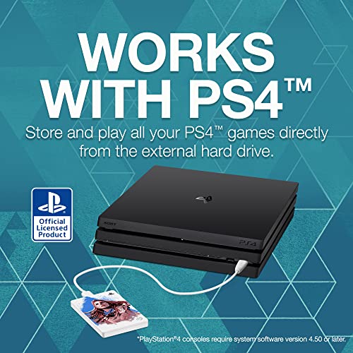 Seagate Horizon Forbidden West Limited Edition Game Drive For Playstation Consoles 2Tb External Hard Drive - Usb 3.2 Gen1, Officially-Licensed (Stlm2000100) #TOP5