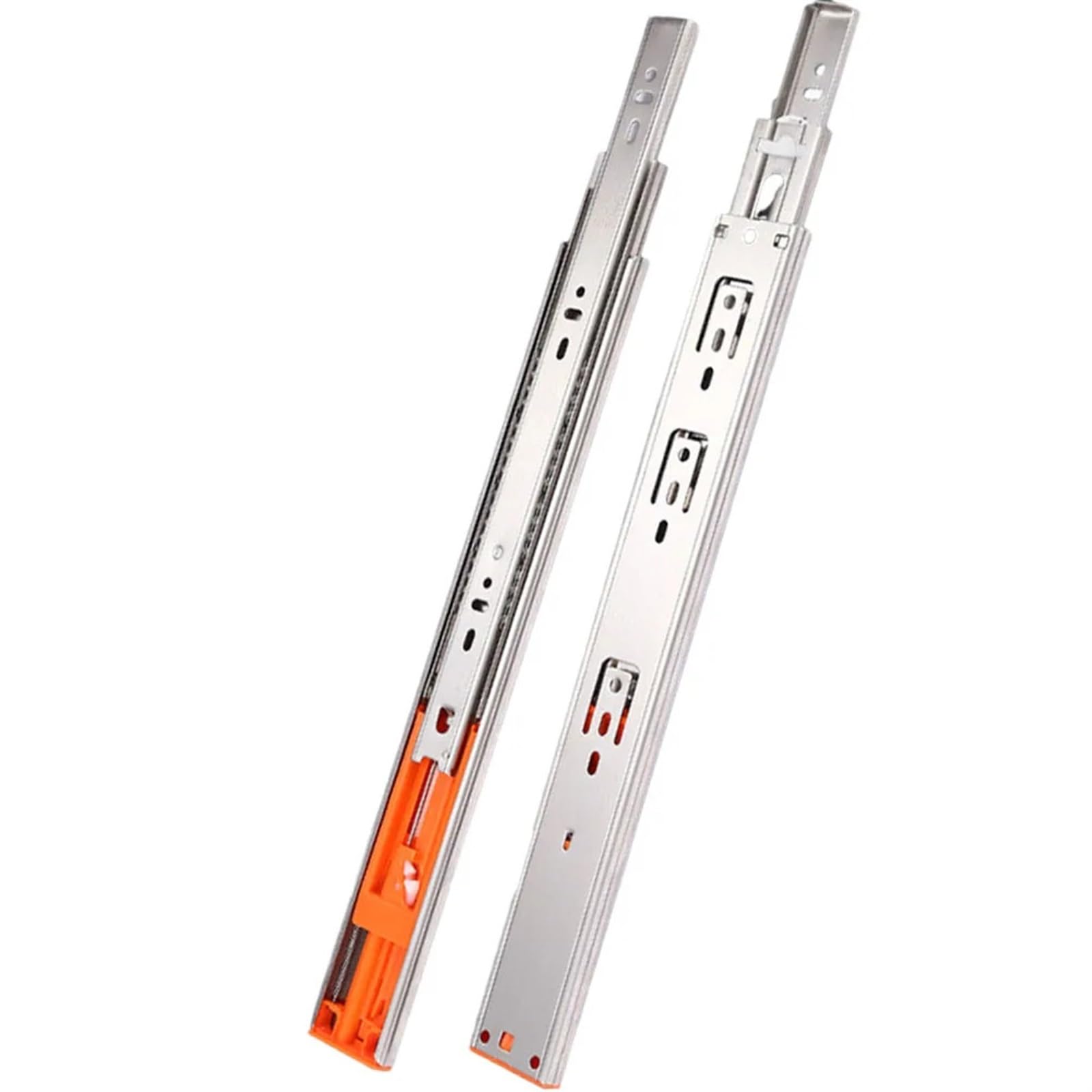 Guide Per Cassetti Stainless Steel Drawer Slide Hydraulic Damping Buffer Sliding Bearing Silent Cabinet Track Furniture Hardware per cassetto(450)