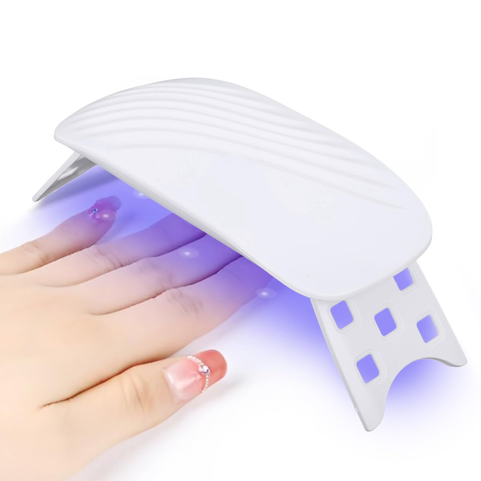 Lampa utwardzana żywicą UV, 36 W, 12 LED, składany stojak, zasilanie USB, wydajne rezultaty utwardzania