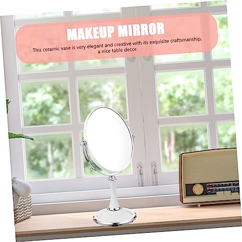 Espejo de maquillaje de escritorio Mobestech doble cara giratorio miniatura 4
