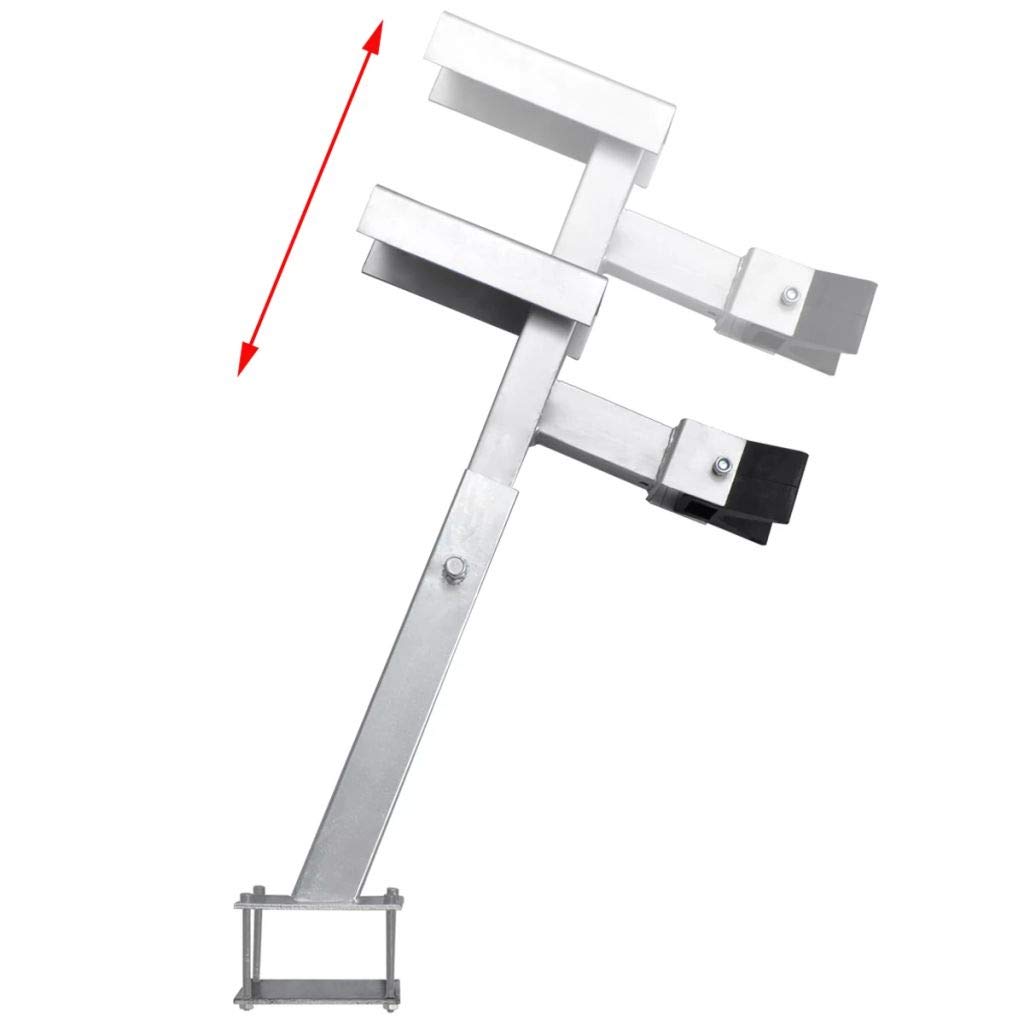 Festnight Accesorios para Remolques de Barcos Soporte Remolque de Barcos con Tope de Proa