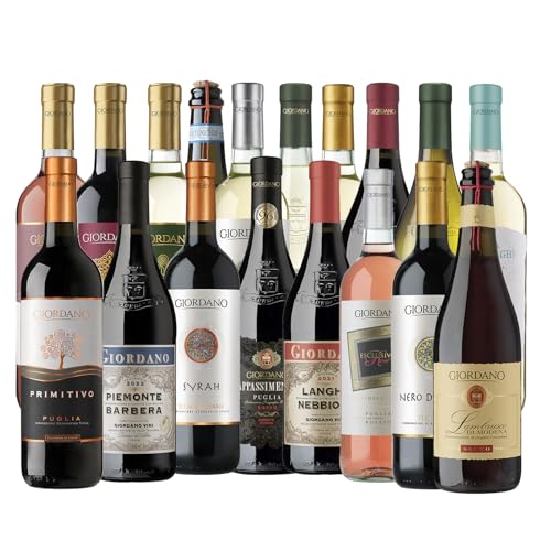Giordano - COLLEZIONE DOC E DOCG - Confezione da 18 Bottiglie di...