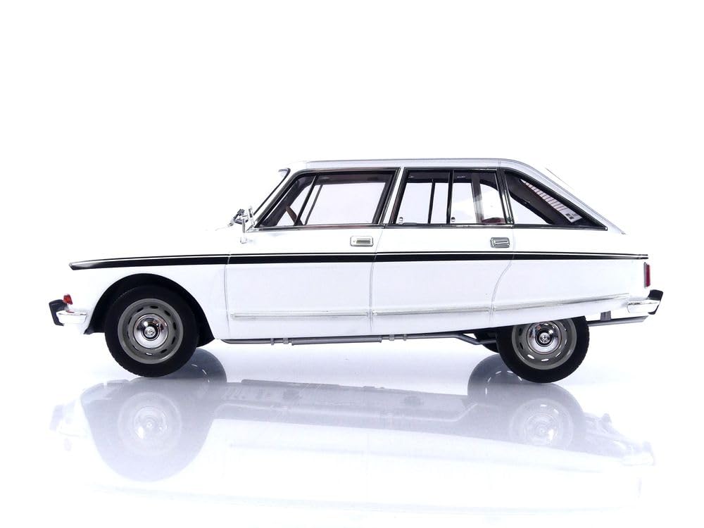 NOREV 1:18 – CITROËN Ami Super 1974 – Meije White – Miniature Collection Neuve Sous Boîte