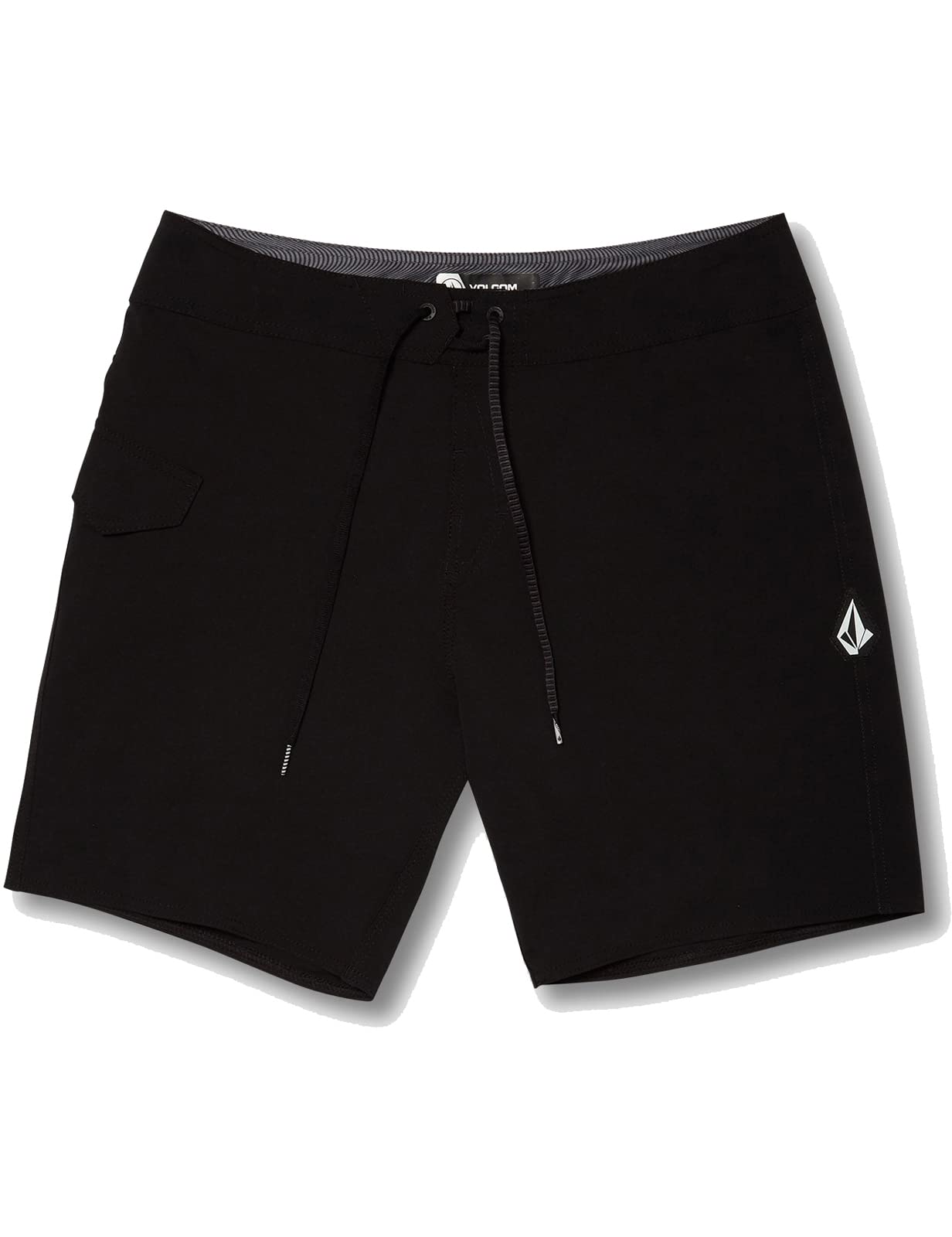Volcom Unisex Black Lido Solid Mod 18 Boardshorts 2025 33,