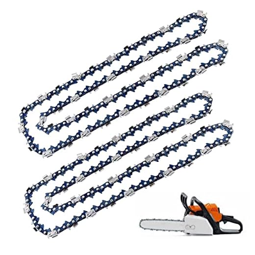 AILEETE 2-Packs 20 inch Chainsaw Chain .325" Pitch - .058" Gauge - 76 Drive Links for Husqvarna Stihl Poulan Craftsman Chainsaws, Fits Blue Max Models 53543 8901 8902 52209