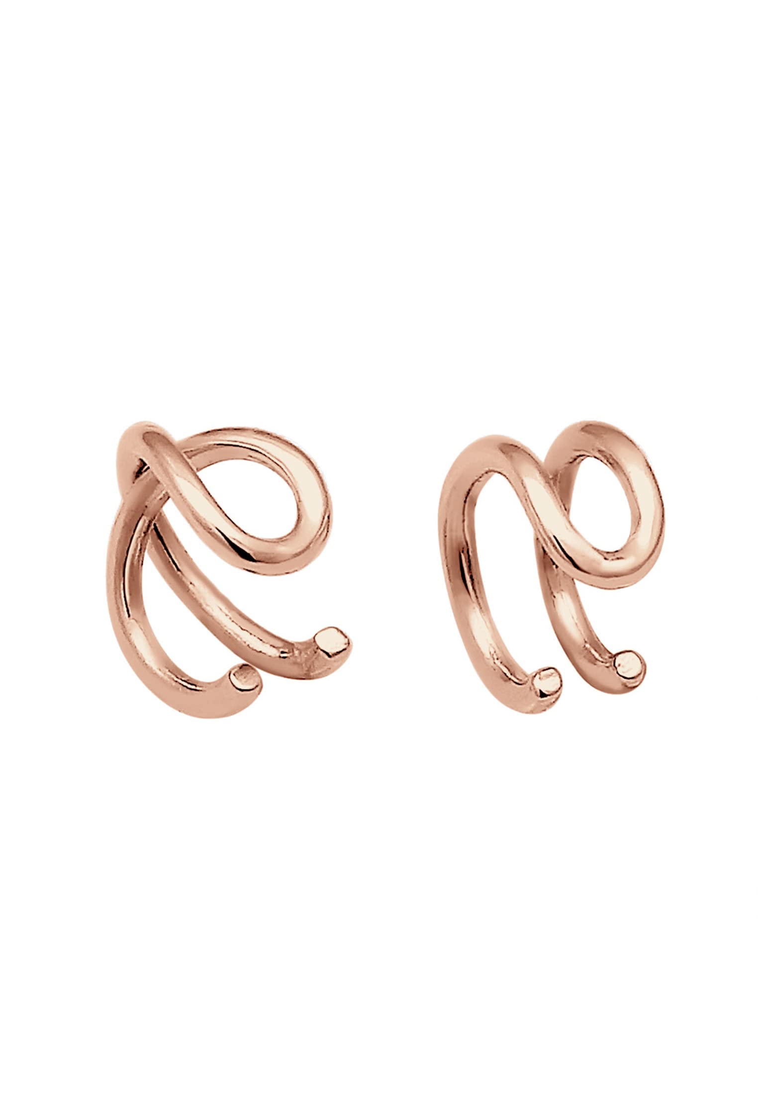 Elli Orecchini Donna Set Earcuff Tendenza in Argento Sterling 925