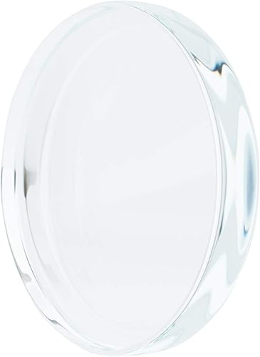 DjuiinoStar Base superior giratoria de 4 pulgadas, altamente pulida a mano, longitud focal de 11.8in (cóncavo individual), diámetro de 3.9 pulgadas,