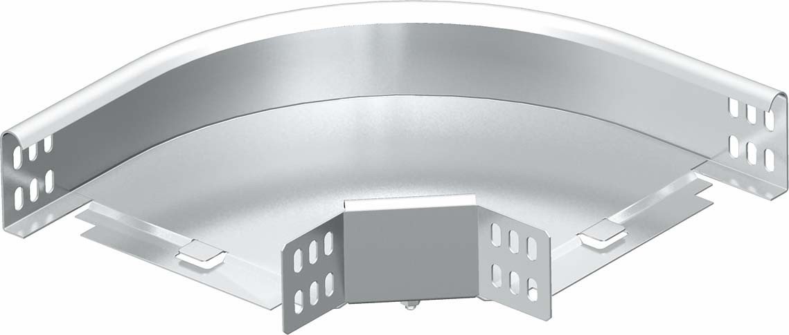 Coude à 90° horizontal de forme carrée pour gaine de ventilation