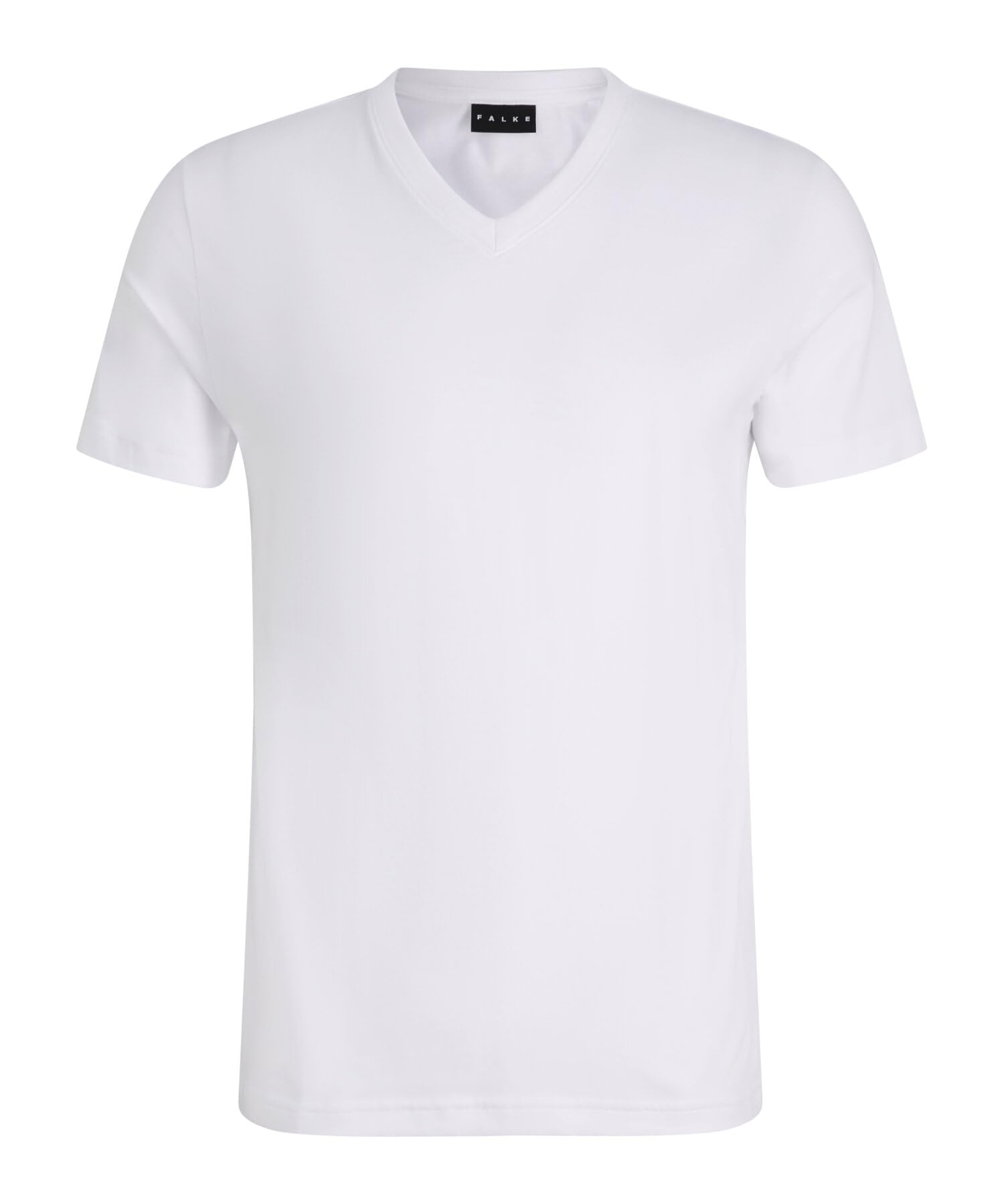 FALKE Hombre Basic V-Neck Camiseta Suave Manga Corta cómoda Ligera Transpirable algodón 1 Pieza