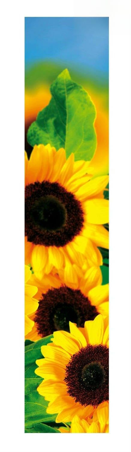 MONOGRAM Classic Signs x3 Wheelie Bin Number Sunflower 1