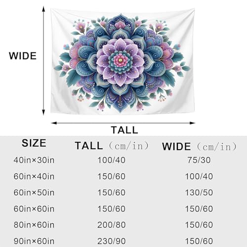 Tapiz de pared bohemio GSAEIMCT para decorar tu salón o dormitorio 7