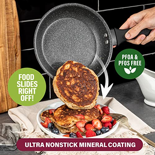 Granitestone Pro Premier Pots And Pans Set Nonstick, 10 Pc Hard Anodized Kitchen Cookware Set Nonstick, Ultra Durable, Diamond & Mineral Coating, Stay Cool Handles, Dishwasher Safe, 100% Toxin Free #TOP3