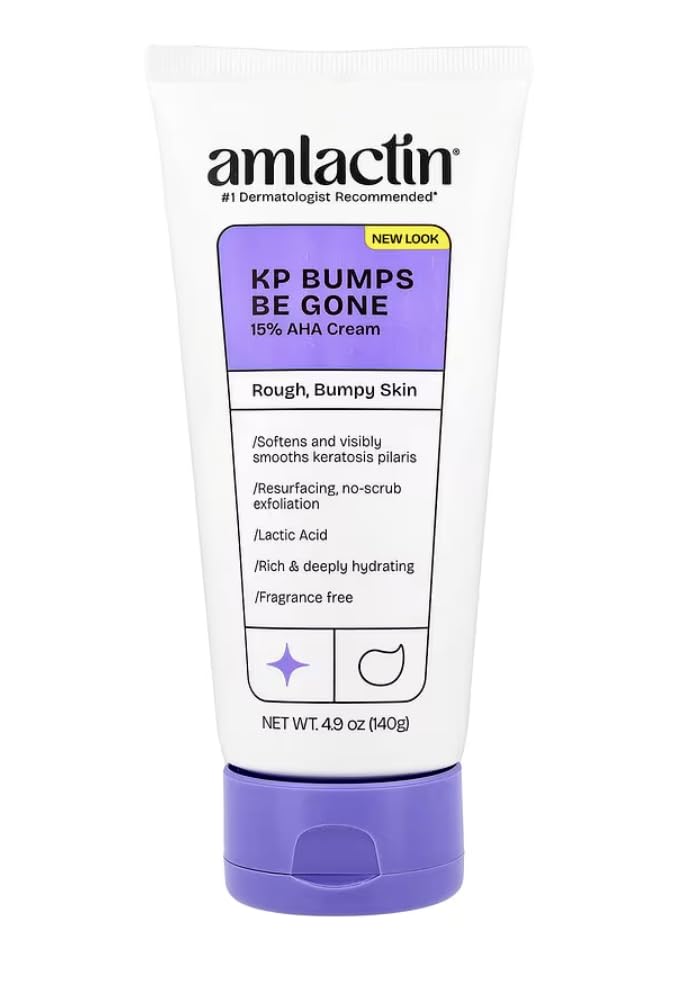 AmLactin Ultra Smoothing Intensive Recovery Hand Cream 4.9 oz Clinical Strength 15% Lactic Acid Exfoliator & Moisturizer for Dry Cracked Skin StatiClean Tube