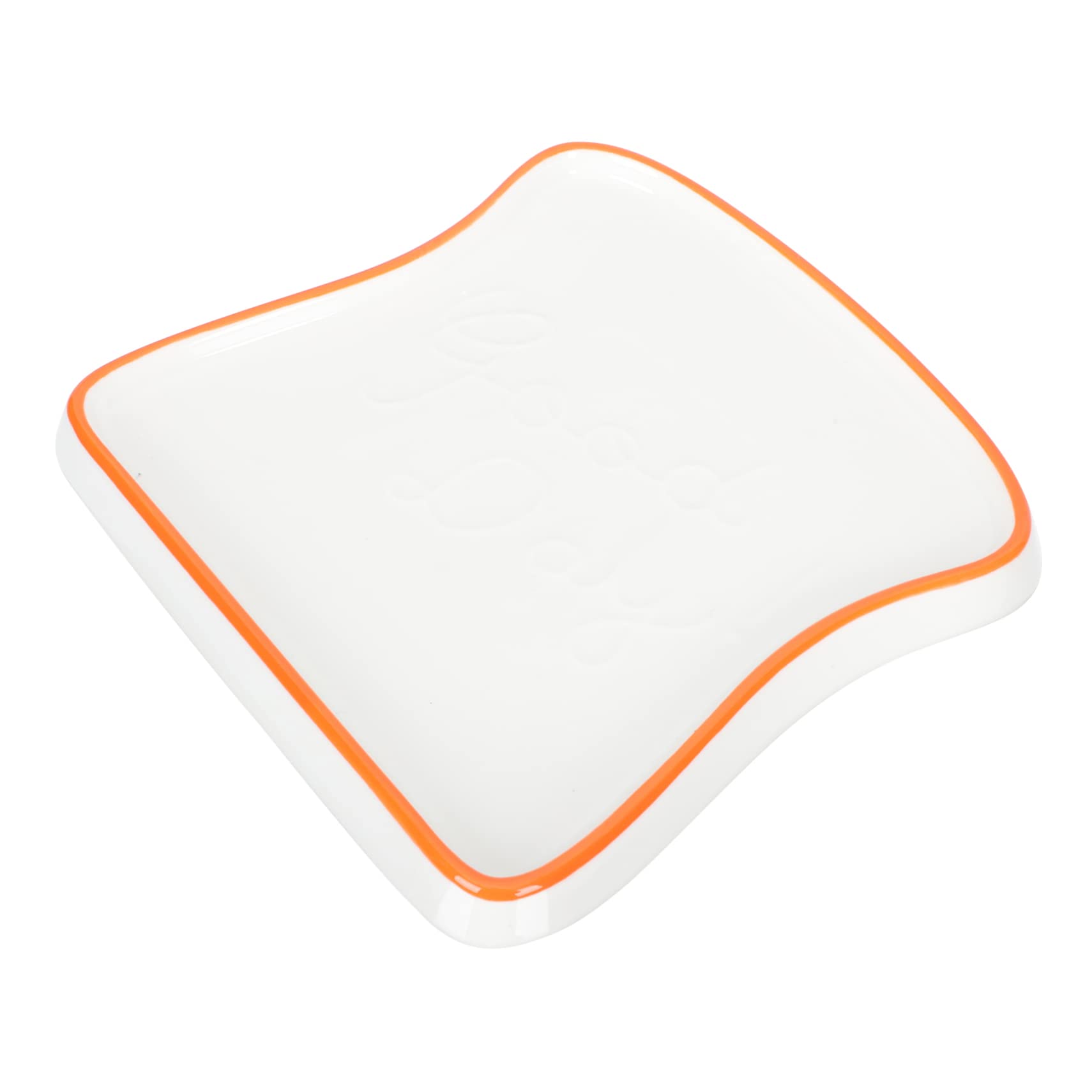 KICHOUSE Ceramic Food Tray for Breakfast Sushi Versatile Meal Plate for Salad Steak Desserts Easy to Clean for Home Use Entertaining