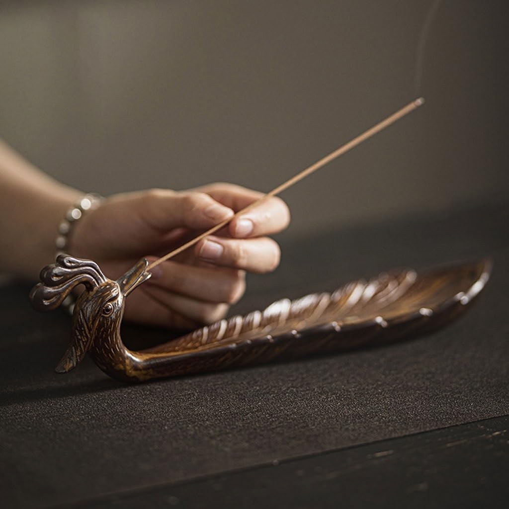 GSOUL Incense Burner Ceramic Incense Stick Handicraft Household Incense Burner Incense Holder Sandalwood Agarwood Ornaments Incense Burner Holder Waterfall Incense Burne