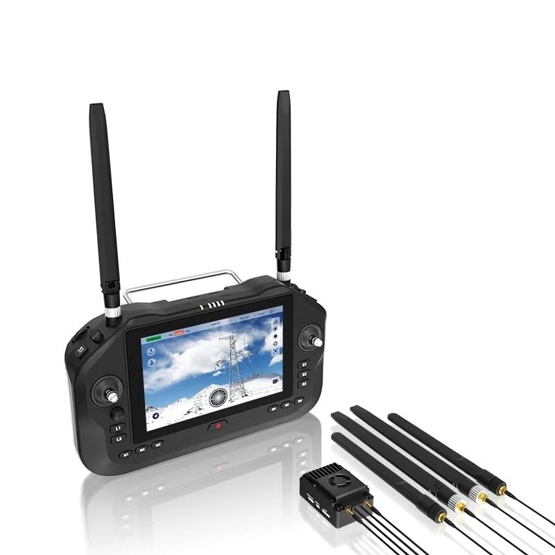 NPUBMKU for SIYI UniRC 7Pro 2.4&amp;5 for Frequency Handheld Ground Station 7Inch 1080P 40KM Range Smart Controller for UAV for UGV Robotics(UniRC 7 Pro)