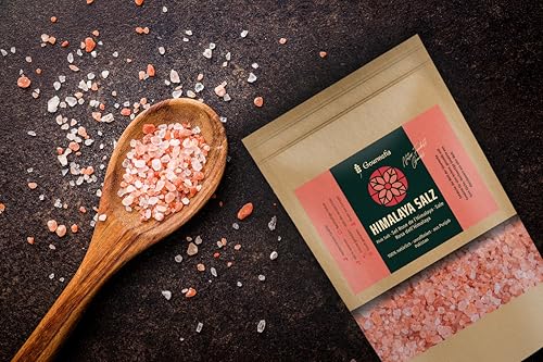 Foto von Gourmetia Himalaya Salz grob 900g, Rosa Kristallsalz aus Punjab Pakistan, Steinsalz