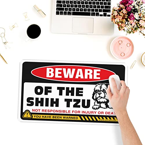 Tapis de souris grand format Shih Tzu pour protéger le bureau