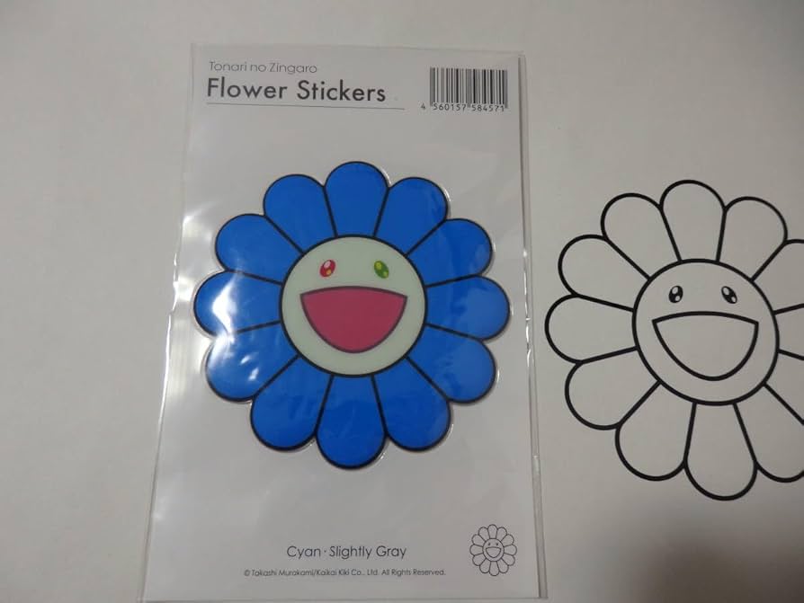 村上隆　ぷくぷくステッカー　フラワー Amazon | 村上隆 フラワー カイカイキキ シール ステッカー