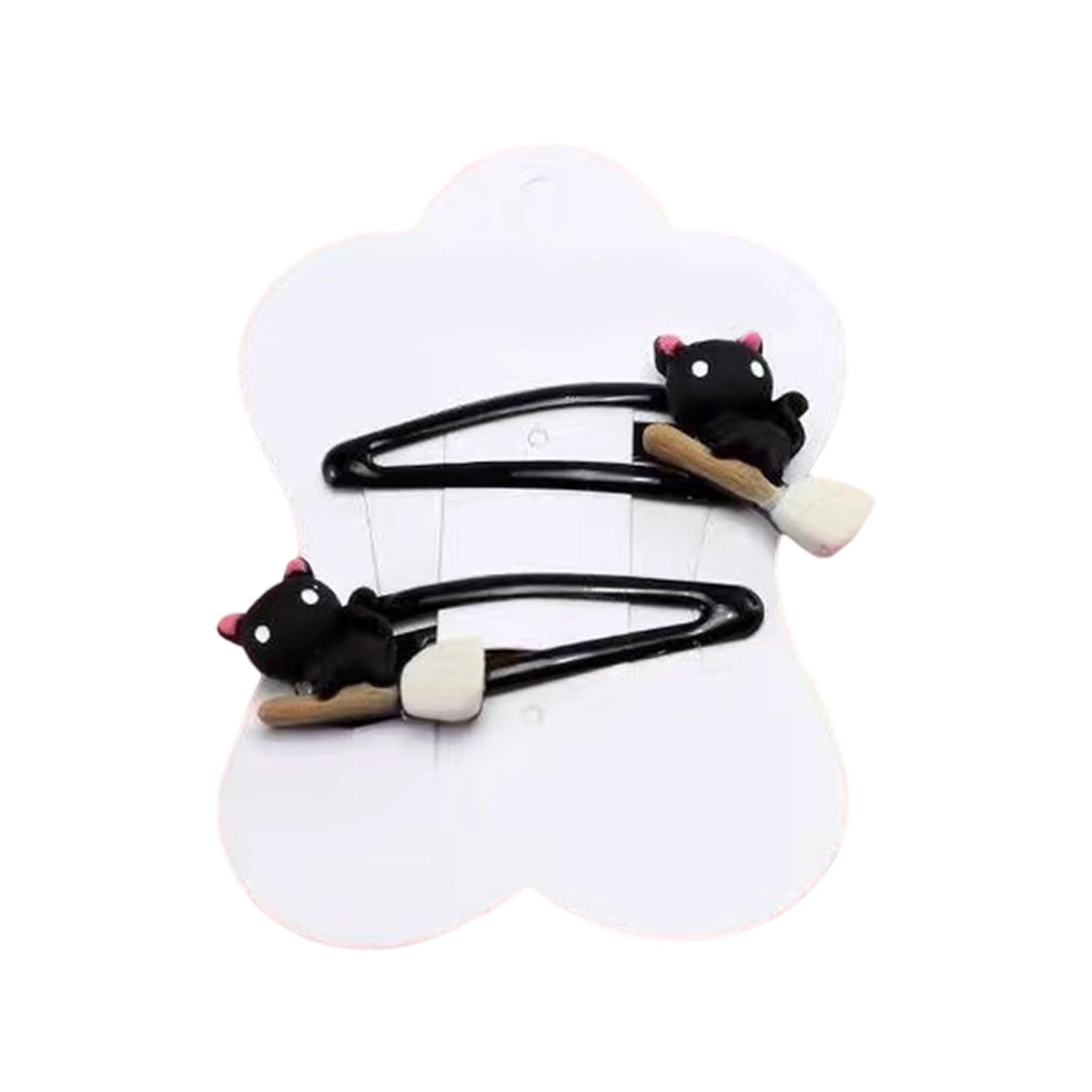 YUXITA Halloween Casual Barrettes Hair Clip Pumpkin Sweet Witch Hat Flat Clip Hairpin Pumpkin Charm