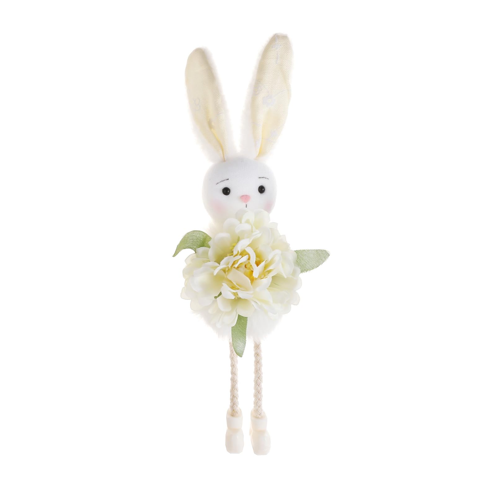 Colorful Hare Doll Decoration Polyester Hare Figurine Pendant for Door Window Balconies Indoor and Outdoor Ornament