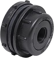 Vista 5 de Valley Industries Montaje de mamparo de polipropileno - 1-1/2" FNPT x 1-1/2" FNPT