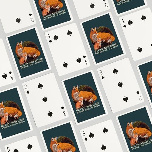 Rocky Mountain National Park, Baraja de 52 cartas póker miniatura 4
